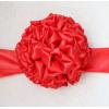 綢緞剪彩球 /綵球/紅花球- 直徑約30cm