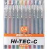 PILOT HI-TEC-C 0.4 10色超細鋼珠筆 